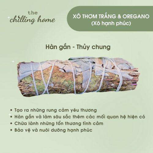 Xô Thơm Hạnh Phúc (White Sage mix Oregano) kết nối rung động tình yêu mãnh liệt