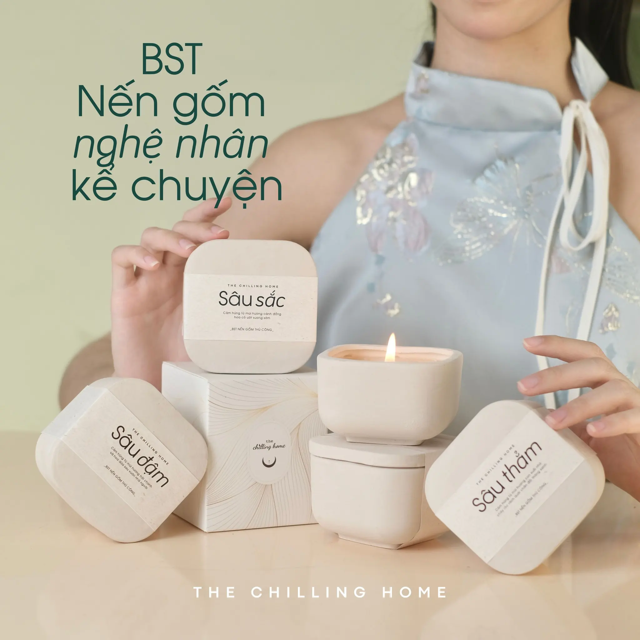 BST Nến Gốm Nghệ Nhân Kể Chuyện