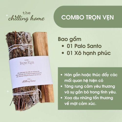 Combo Trọn vẹn (Xô hạnh phúc & Gỗ trắc xanh)