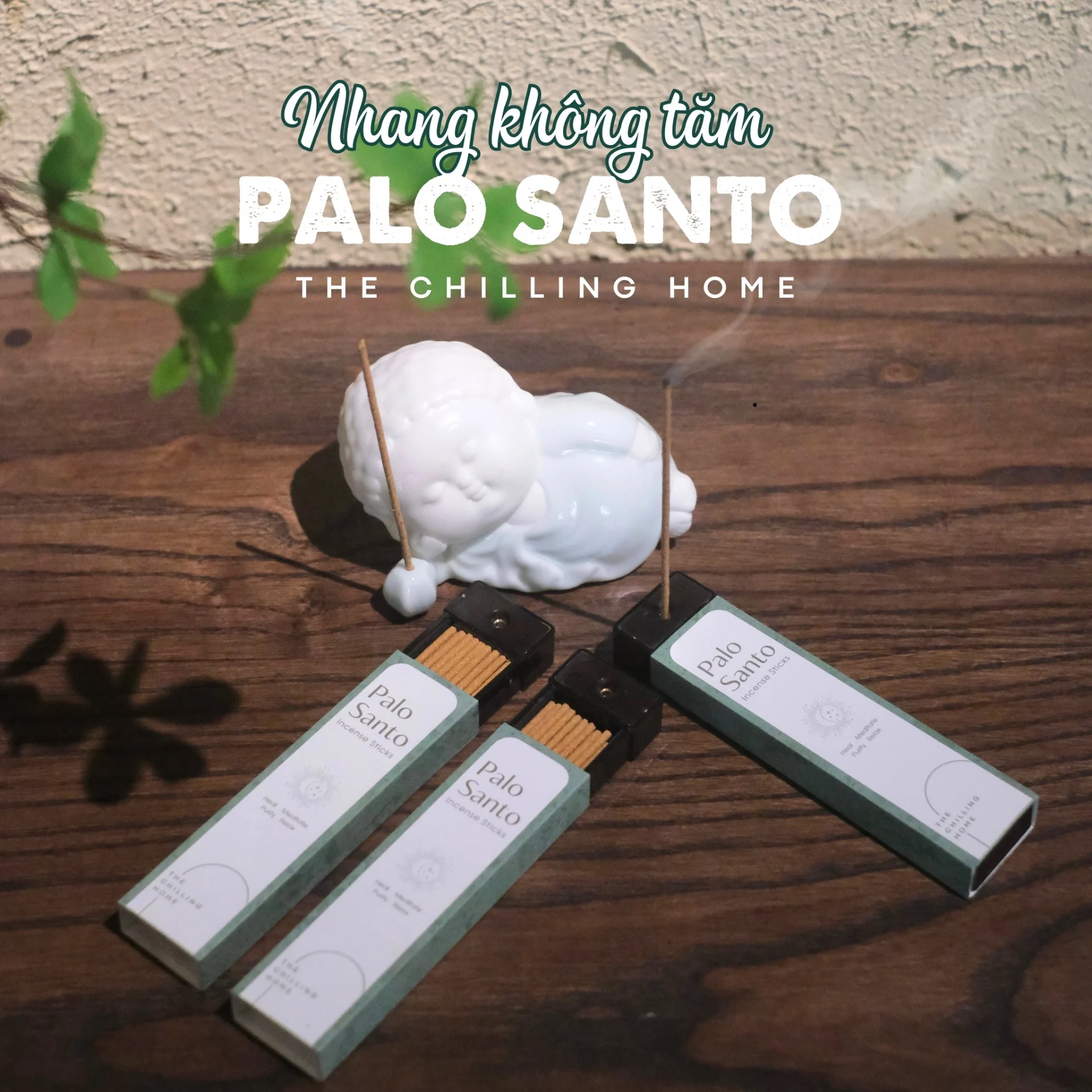 Nhang không tăm Palo Santo: Năng lượng an lành từ bàn tay nghệ nhân Việt