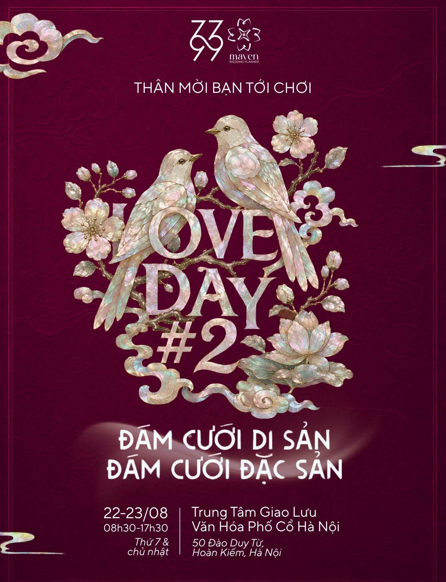 The Chilling Home kết hợp 7799 Wedding tại LOVE DAY #2: Khi mùi hương trở thành một phần của “đám cưới di sản – đám cưới đặc sản”